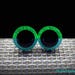 12 mm Glow in the Dark Safety Eyes, Glowing Craft Eyes, Amigurumi Eyes, Green Safety Eyes with Washer G068