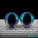 12 mm Glow in the Dark Safety Cat Eyes, Glowing Craft Cat Eyes, Amigurumi Cat Eyes, Gray Safety Cat Eyes with Washer G092