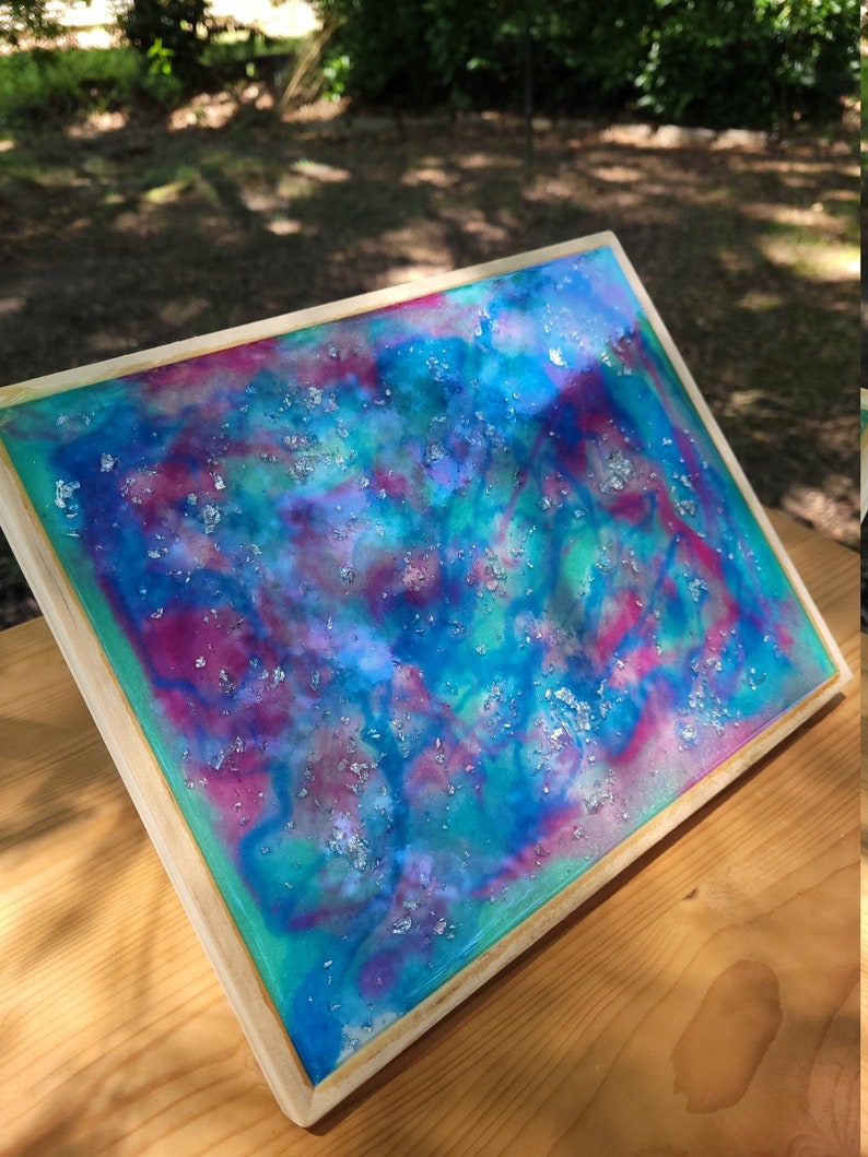 Abstract Resin Art Etsy