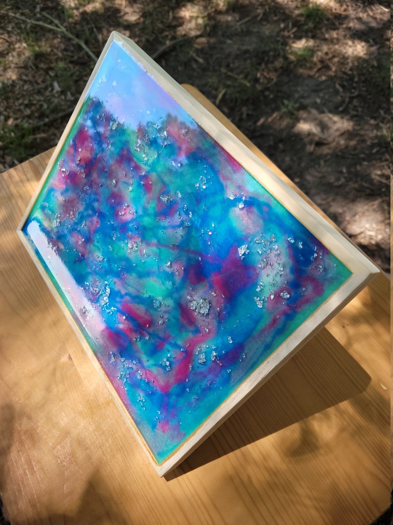 Abstract Resin Art Etsy