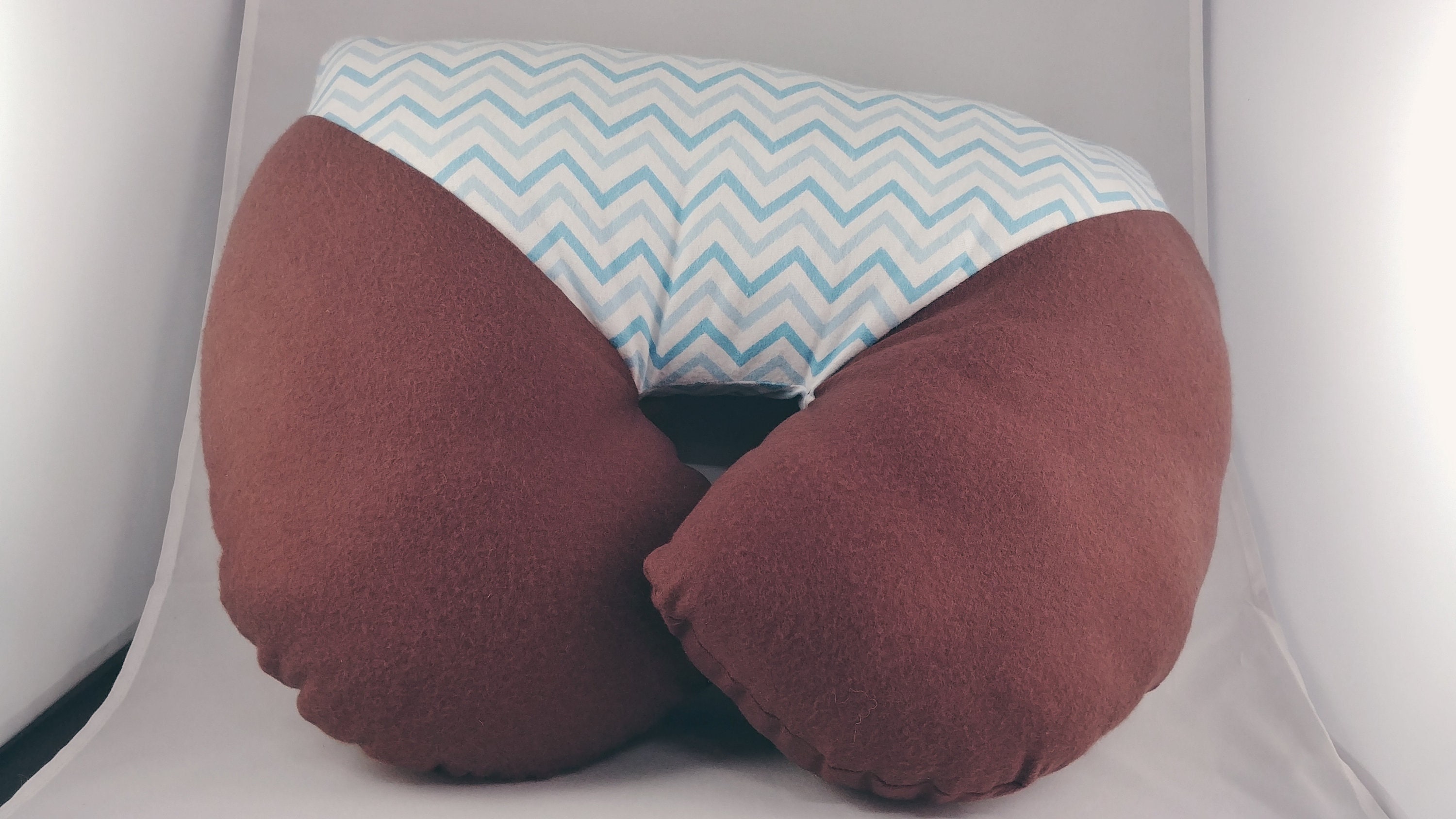 Blue Chevron Butt Pillow Etsy