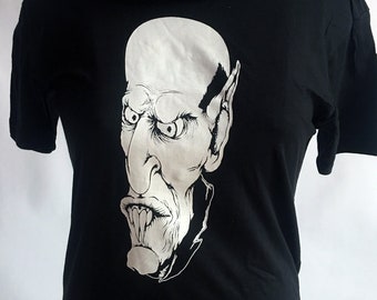 Nosferatu - classic movie monster - black t-shirt - 100% cotton