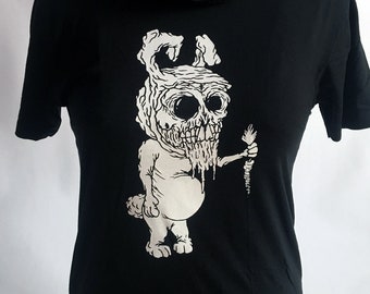 Zombobunny  - black t-shirt - 100% cotton