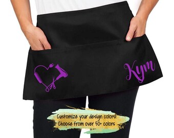 Hair Stylist Apron-Custom Hair Stylist Apron- Hairdresser Apron-Personalized Hair Stylist Apron-Apron for Hair Stylist-Gift for Hairdresser