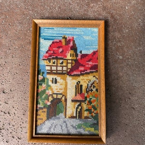 Vintage embroidery &quot;castle&quot;