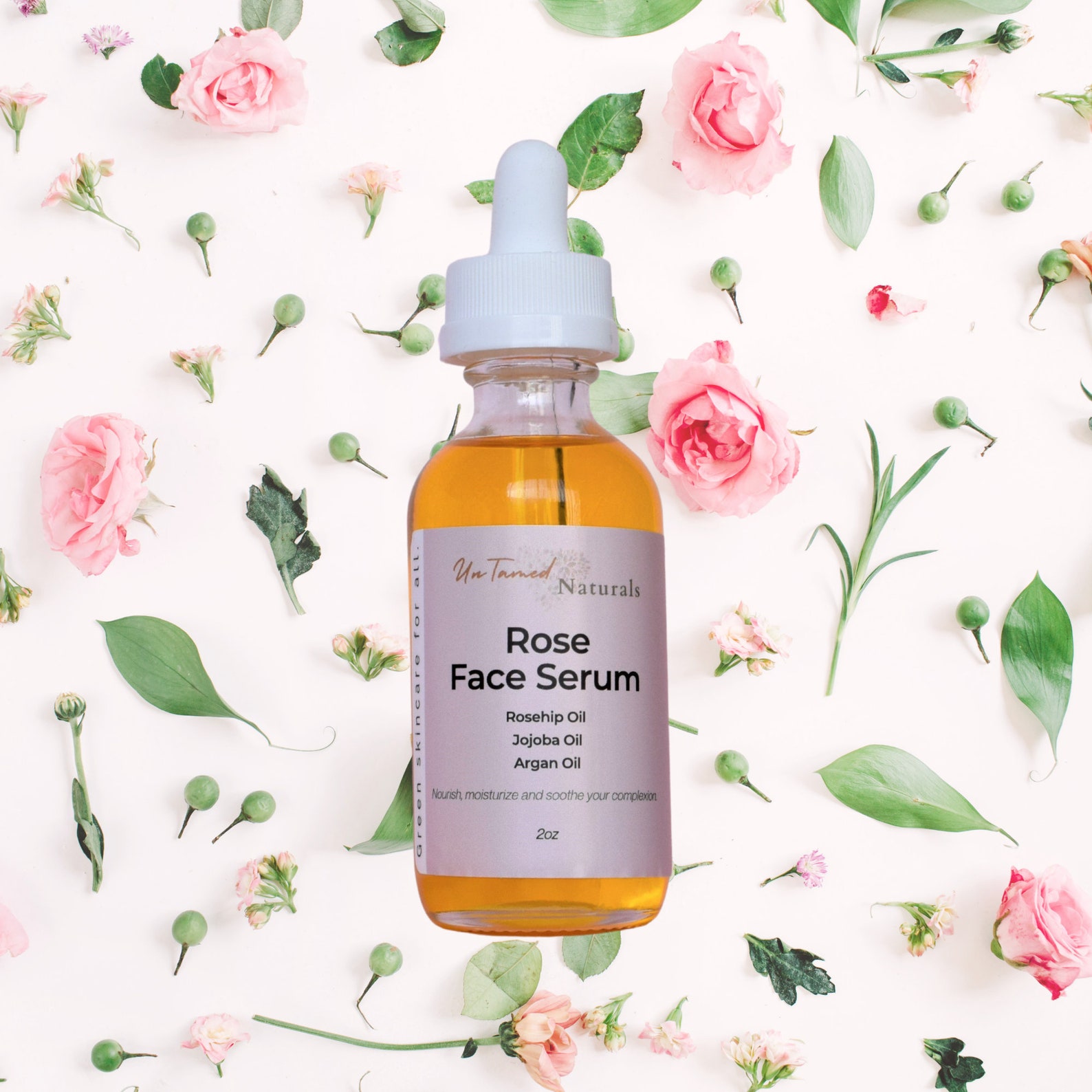 Rose Face Oil Rosehip Face Oil Rose Serum Natural Oil Facial Etsy