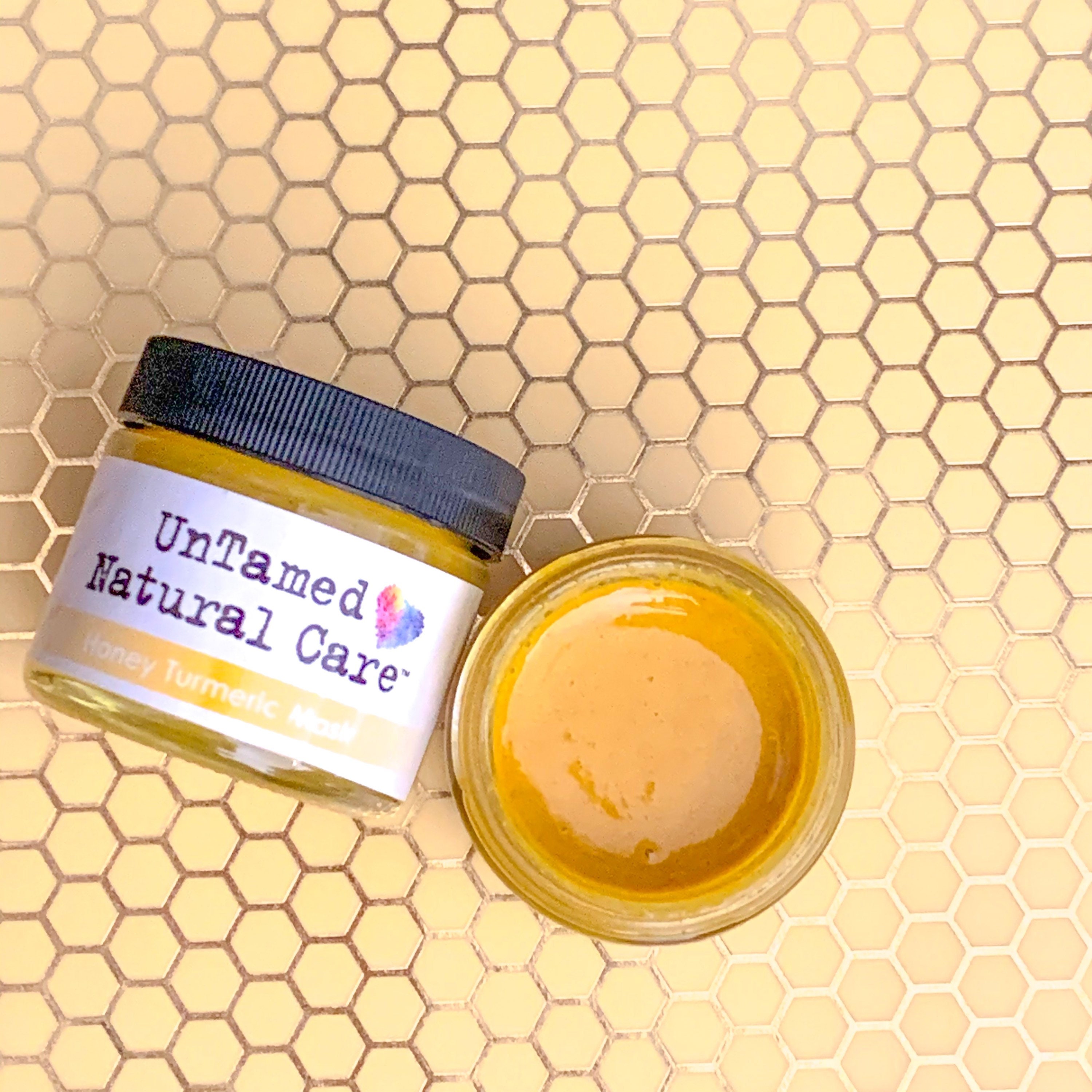 Honey Turmeric Mask Calming Face Mask Soothing Mask Natural Etsy