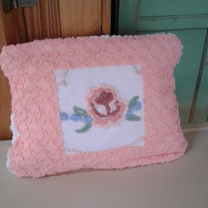 Vintage Chenille throw pillow cover