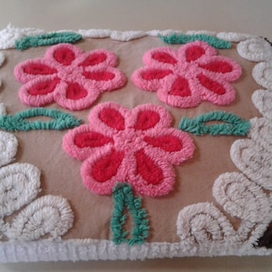 Vintage Chenille throw pillow cover