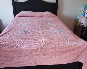 Vintage chenille bedspread