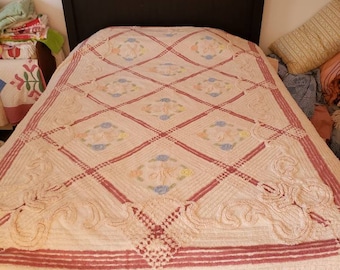 Vintage chenille bedspread