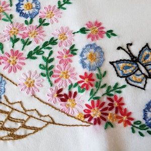 Beautiful Vintage Embroidered Pillowcases - Etsy