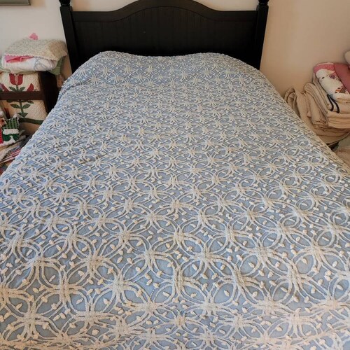 Fabulous Vintage Chenille Bedspread Etsy