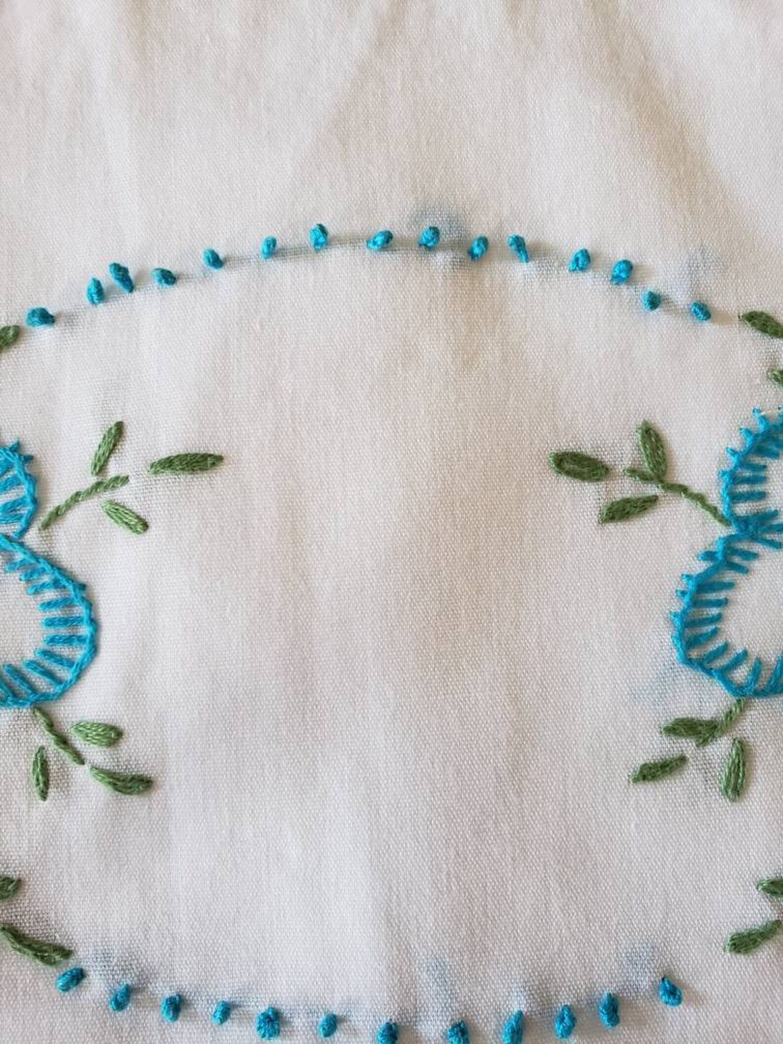 Pair of vintage embroidered pillowcases Etsy