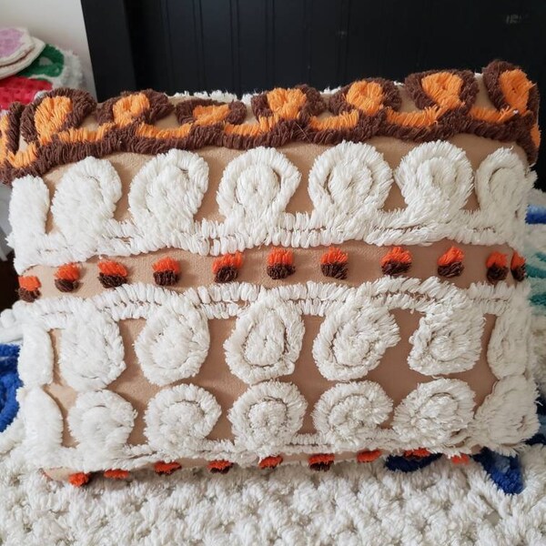 Chenille Baby Pillow Silver main image 1