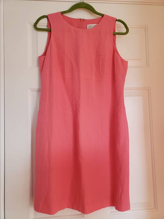 Beautiful vintage Casual Corner pink dress