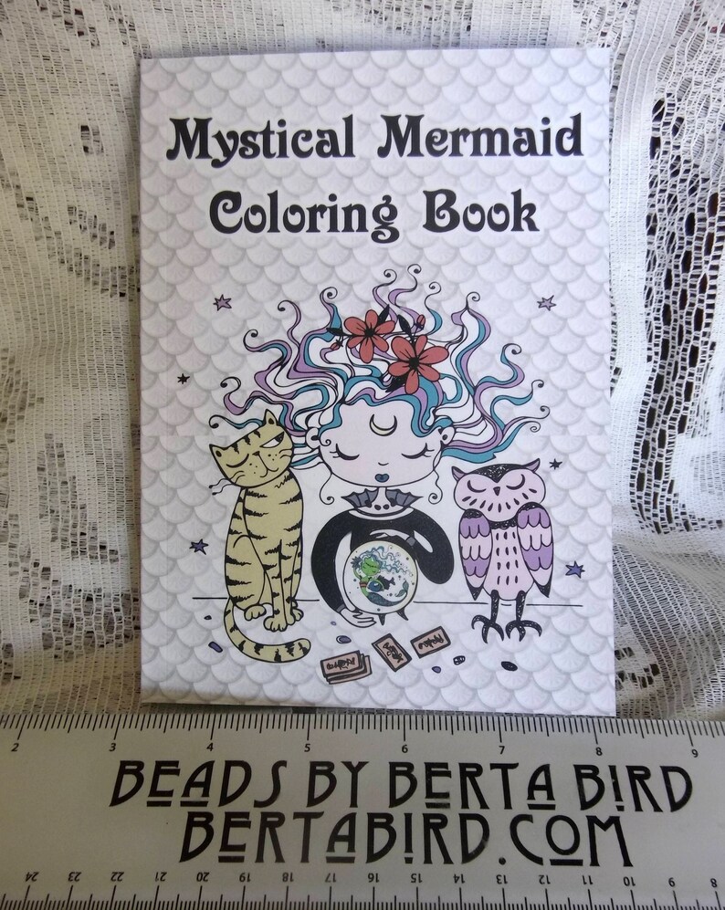 Mystical Mermaid Coloring Book image 1