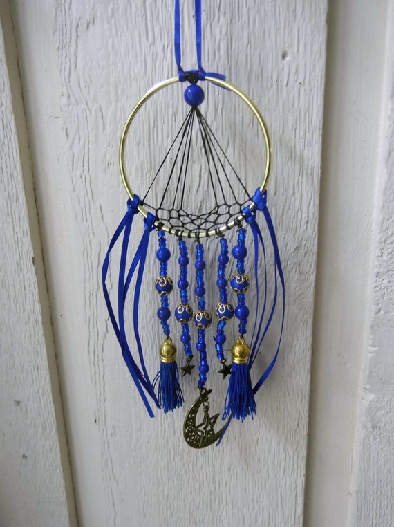 Blue Moon Energy Infused Spirit Web Dream Catcher Etsy