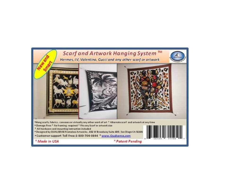 Scarf and Artwork Hanging System adhesive Hooks Edition no Etsy