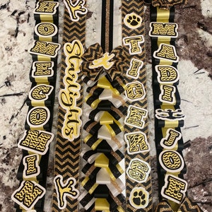 Personalized Homecoming Mum Braid and Ribbon Set Homecoming Garter Braids Homecoming DIY Varsity Braid Texas Braid Whip Braid Military Braid