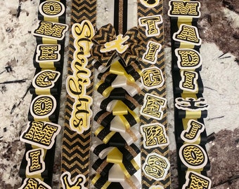 Personalized Homecoming Mum Braid and Ribbon Set
