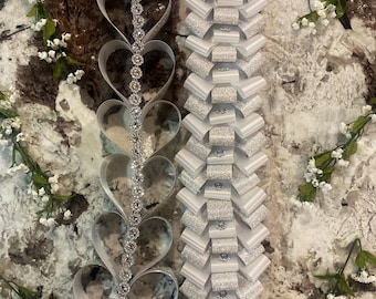 Homecoming Mum Braids Heart  Triple Garter Braids Homecoming Mum Braids HOCO braids Mum making Tear Drop Braid Homecoming supplies
