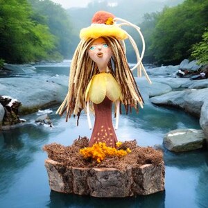 Handmade Art Doll, Clay doll, OOAK doll, Home decor
