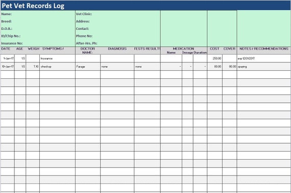 Medical History Template Excel from i.etsystatic.com