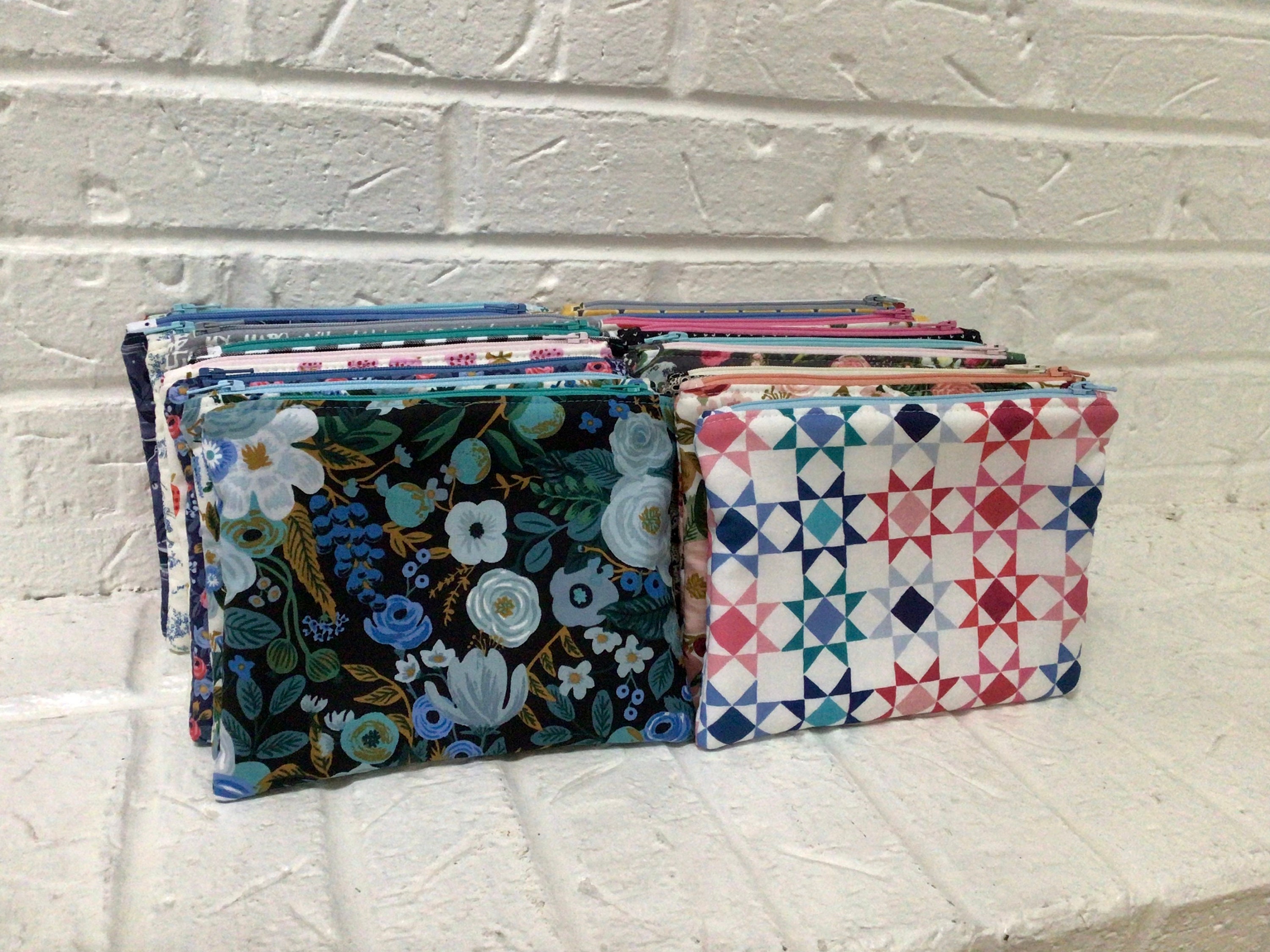 Zip pouch / cosmetics pouch / makeup bag / pen and pencil case / zipp…
