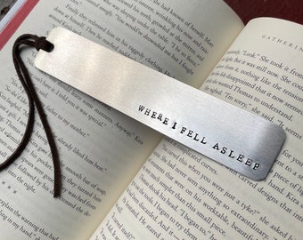 Where I fell asleep, Bookmark