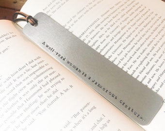 A well read woman is a dangerous creature, Bookmark