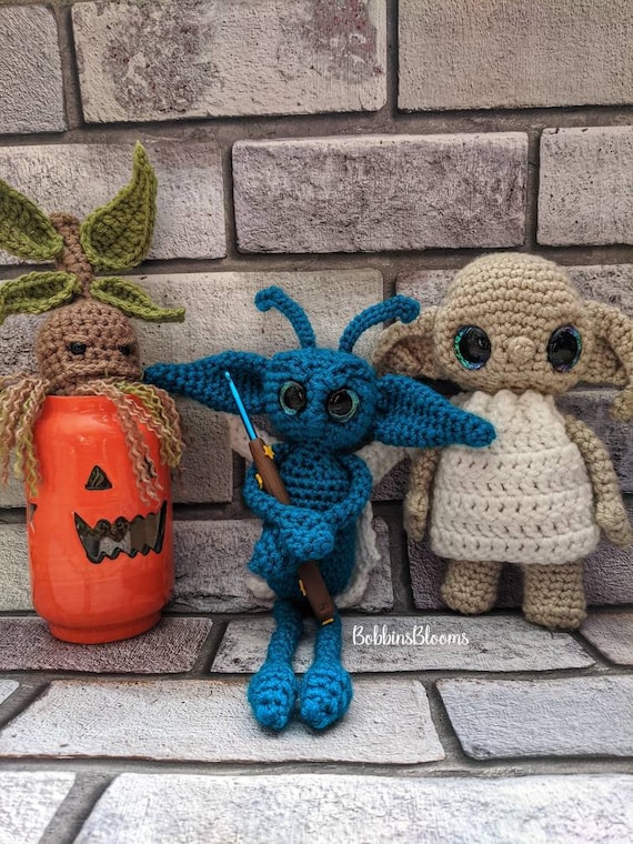 Crochet Pixie Pixie Plush Handmade Pixie Piskie Cornish Pixie