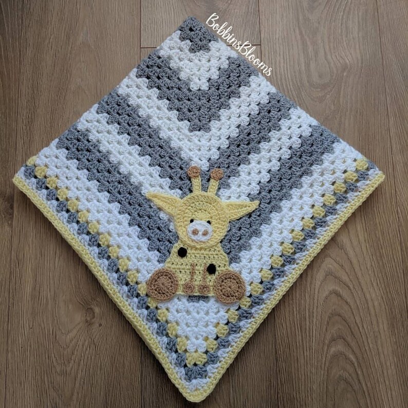 Crochet Giraffe Baby Blanket Crochet Giraffe Blanket Etsy
