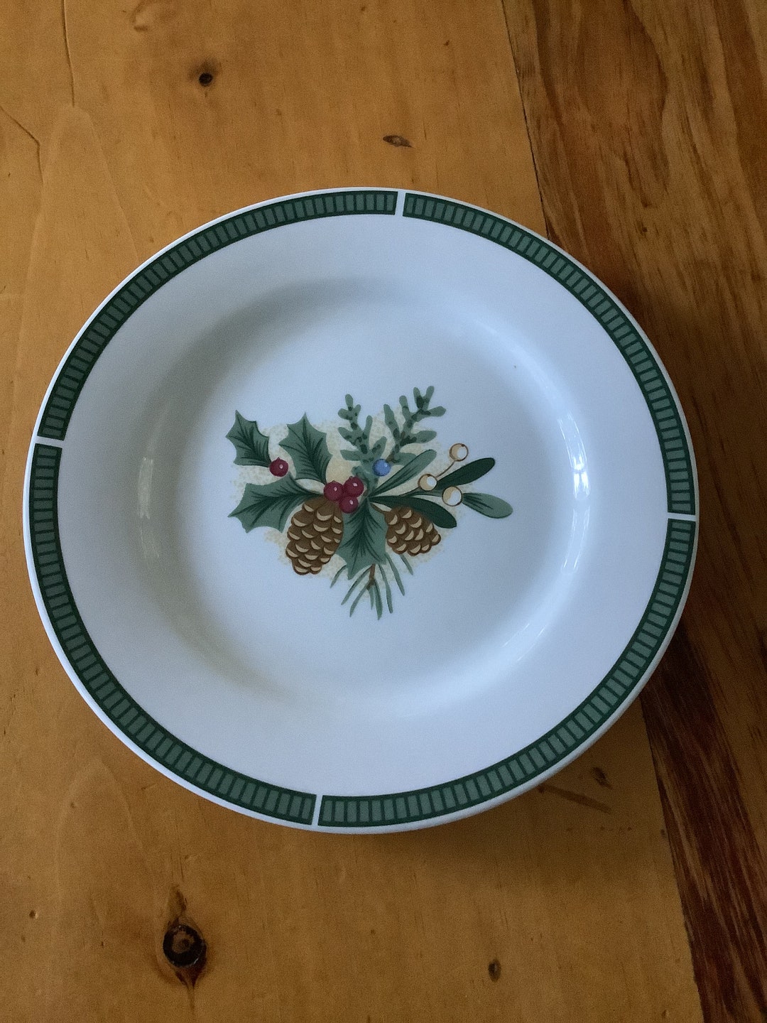 Fairfield Fine China Wintergreen Design 8 Inch Salad Dessert Etsy
