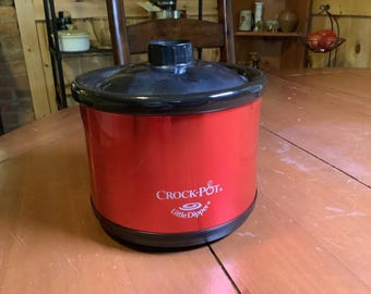 Crock Pot Little Dipper, red, 16 ounce