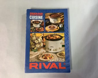 Crock Pot Cuisine, Rival, spiral cookbook, 1995