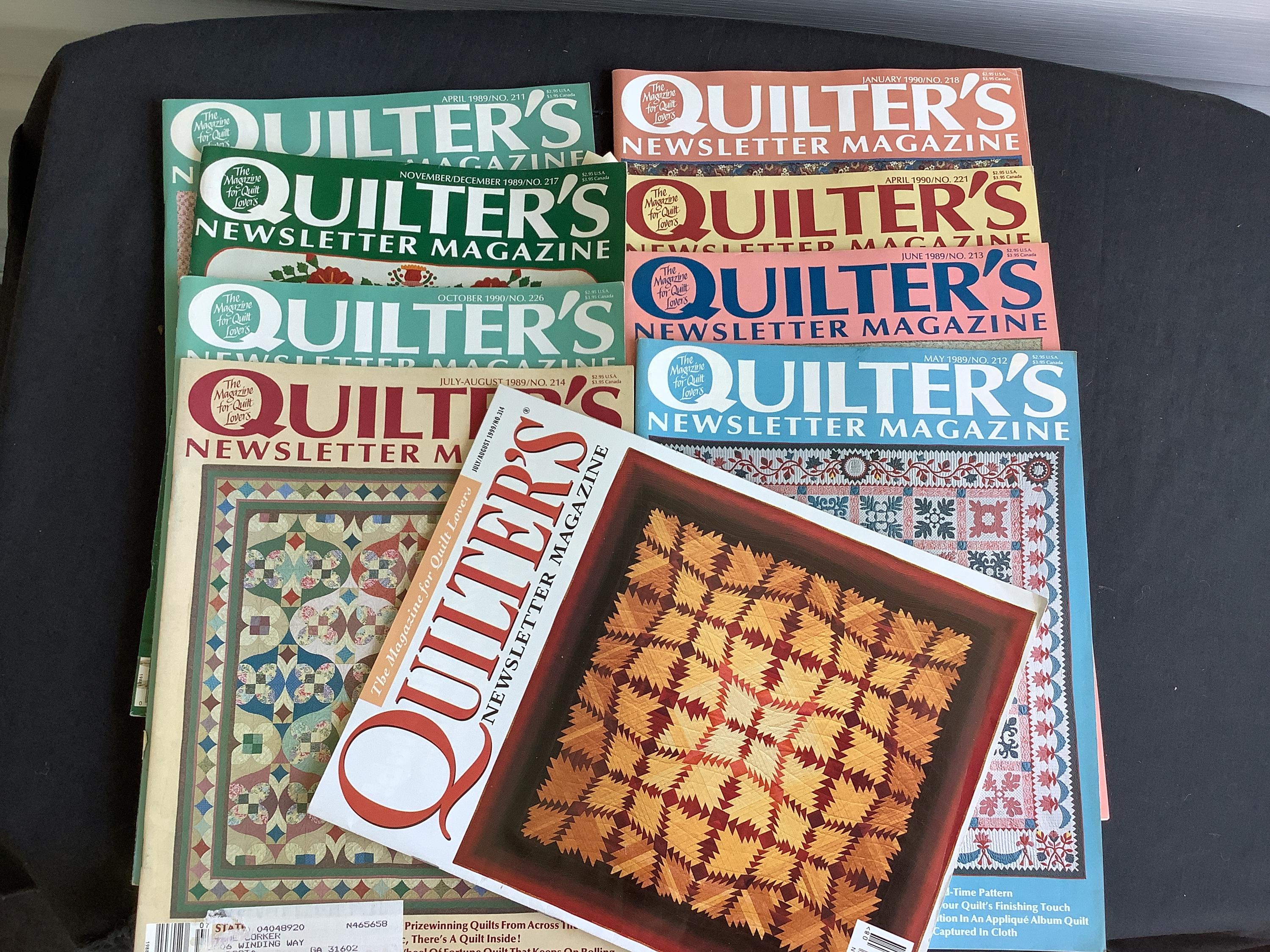 Quilters Newsletter Magazine Issues - Etsy