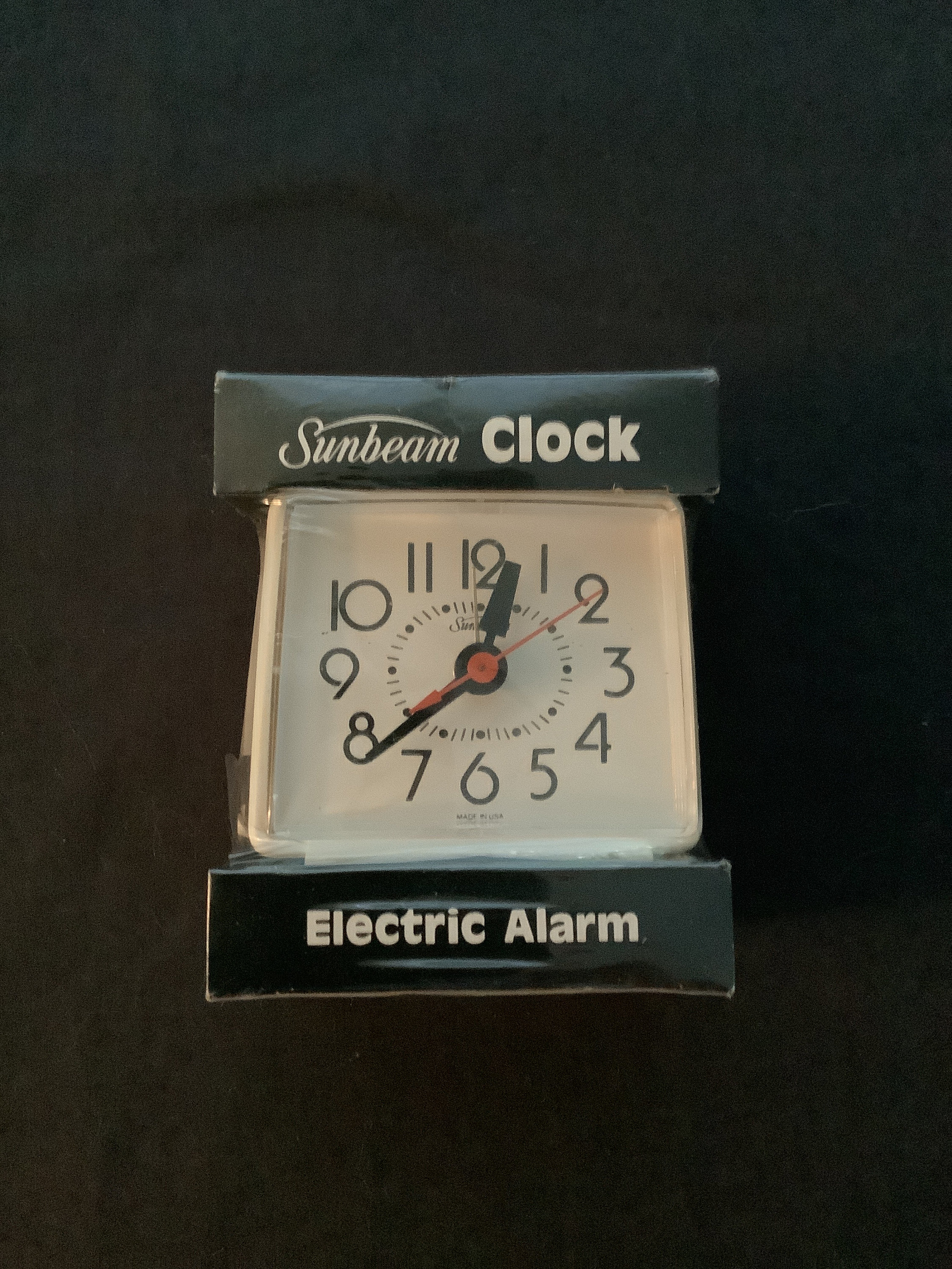 Sunbeam Electric Alarm Clock Mid Century Vintage Etsy