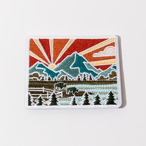 Wyoming Iron-On Patch | 3&quot; Patch | Embroidered Sew-on or Iron-on Applique