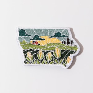 Iowa Iron-On Patch | 3&quot; Patch | Embroidered Sew-on or Iron-on Applique