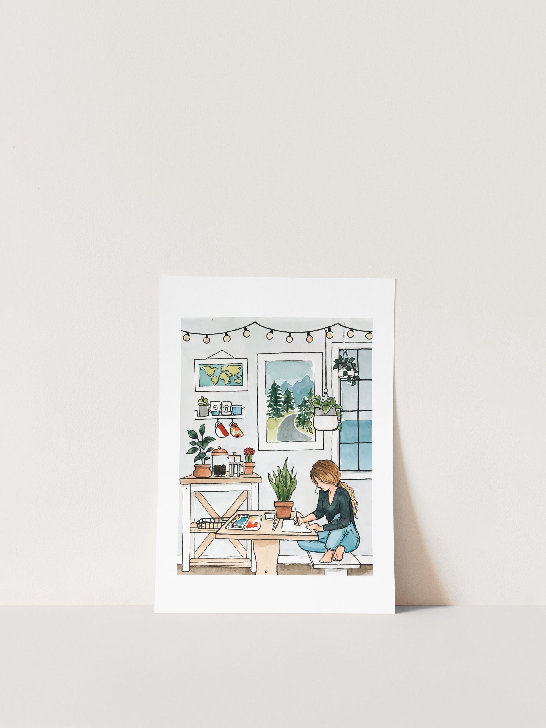 Artist Print | Watercolor Illustration | Wall Art | 8x10&quot; Archival Art Print