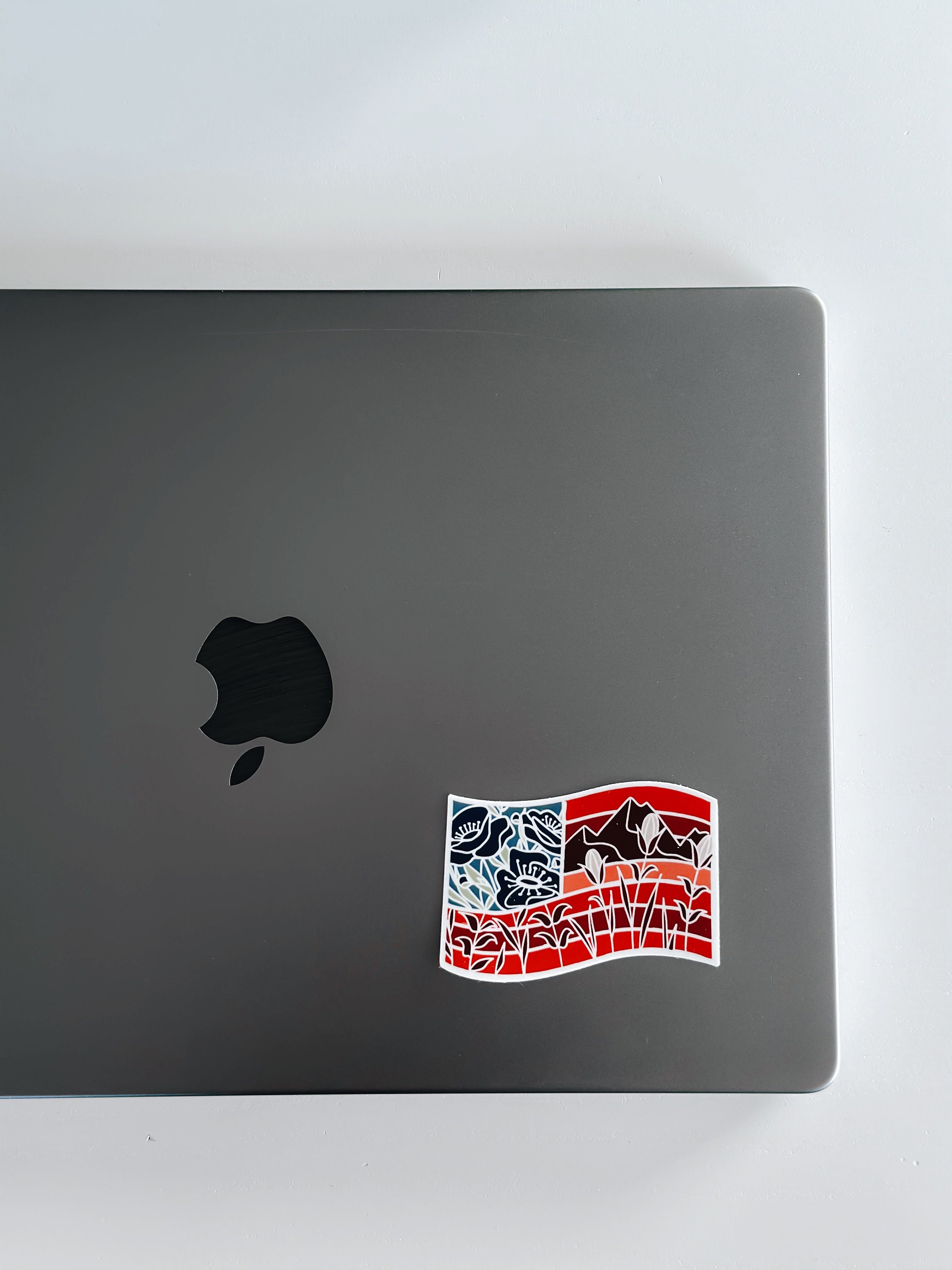 American Flag Durable Sticker | High Quality Bumper Sticker | Laptop sticker | Water Bottle Sticker | US Outdoor Sticker | 3&quot;