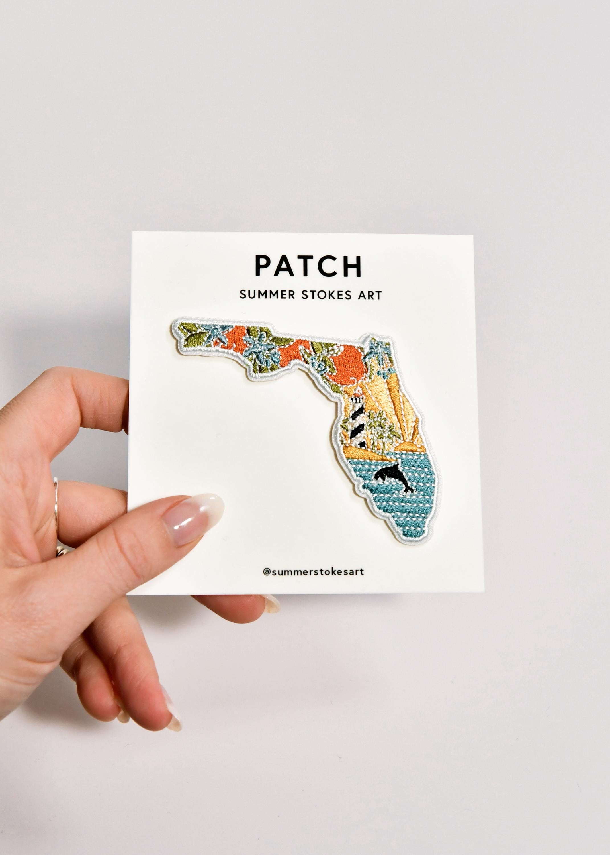 Florida Iron-On Patch | 3&quot; Patch | Embroidered Sew-on or Iron-on Applique