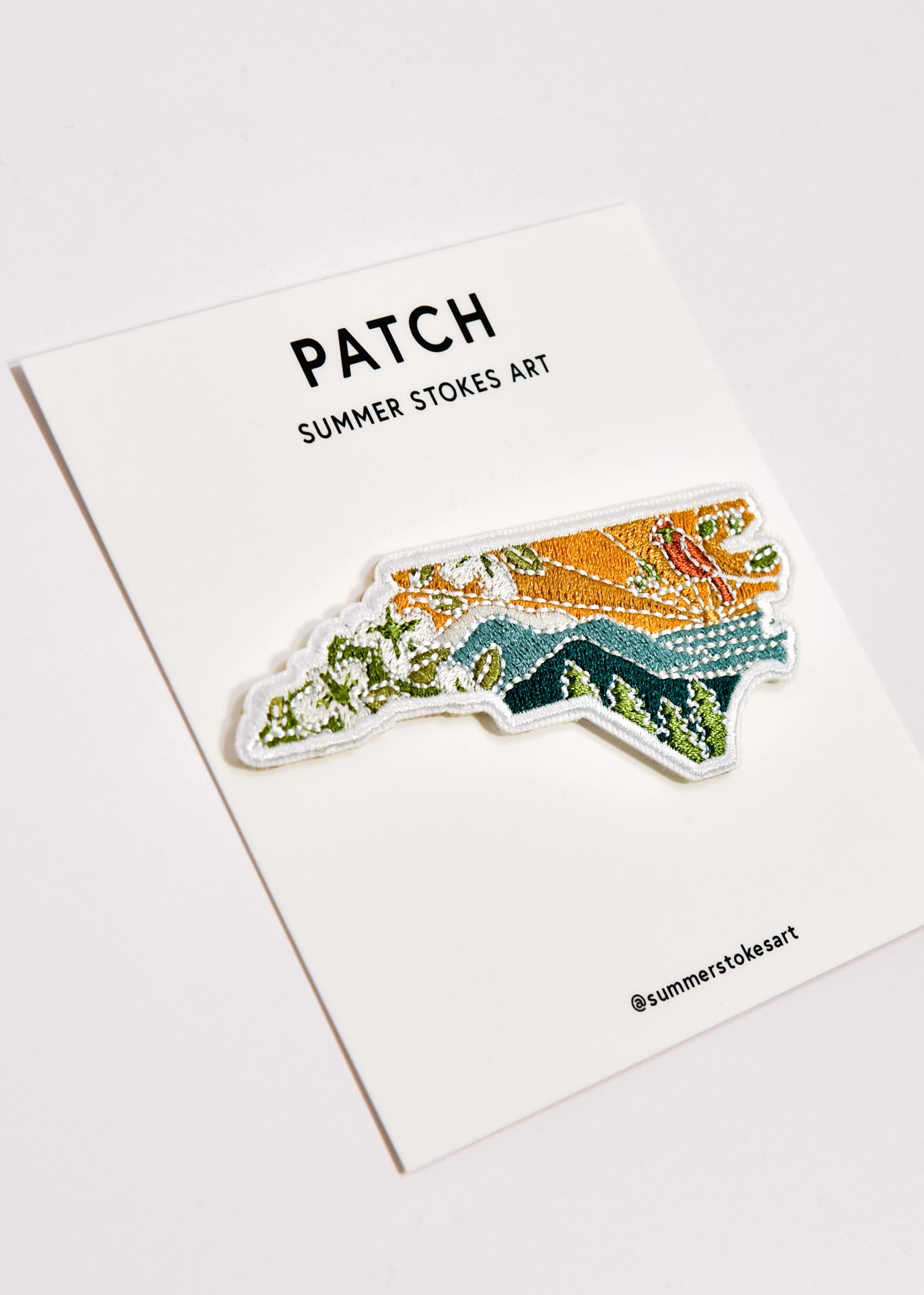 North Carolina Iron-On Patch | 3&quot; Patch | Embroidered Sew-on or Iron-on Applique