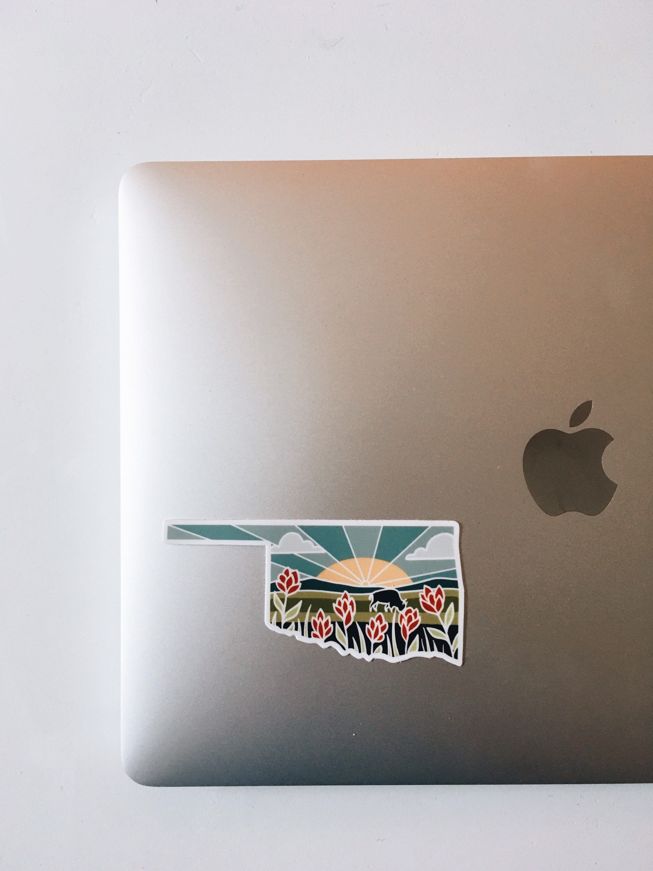 Oklahoma Durable Sticker | High Quality Bumper Sticker | United States Vinyl Decal | Weatherproof Sticker | Water Bottle Sticker | 4&quot;
