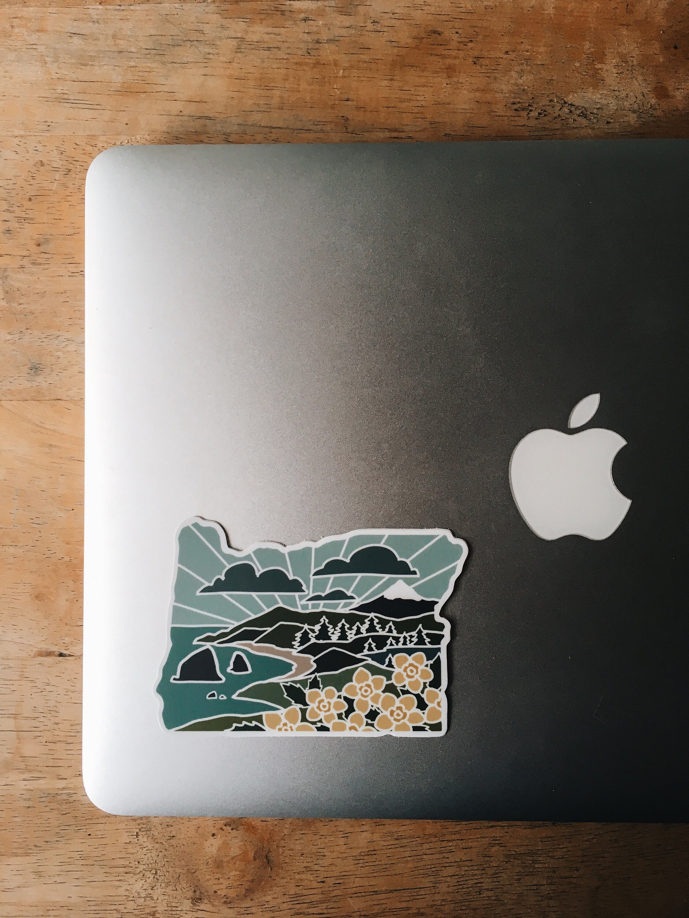Oregon Durable Sticker | High Quality Bumper Sticker | United States Vinyl Decal | Weatherproof Sticker | Water Bottle Sticker | 4&quot;