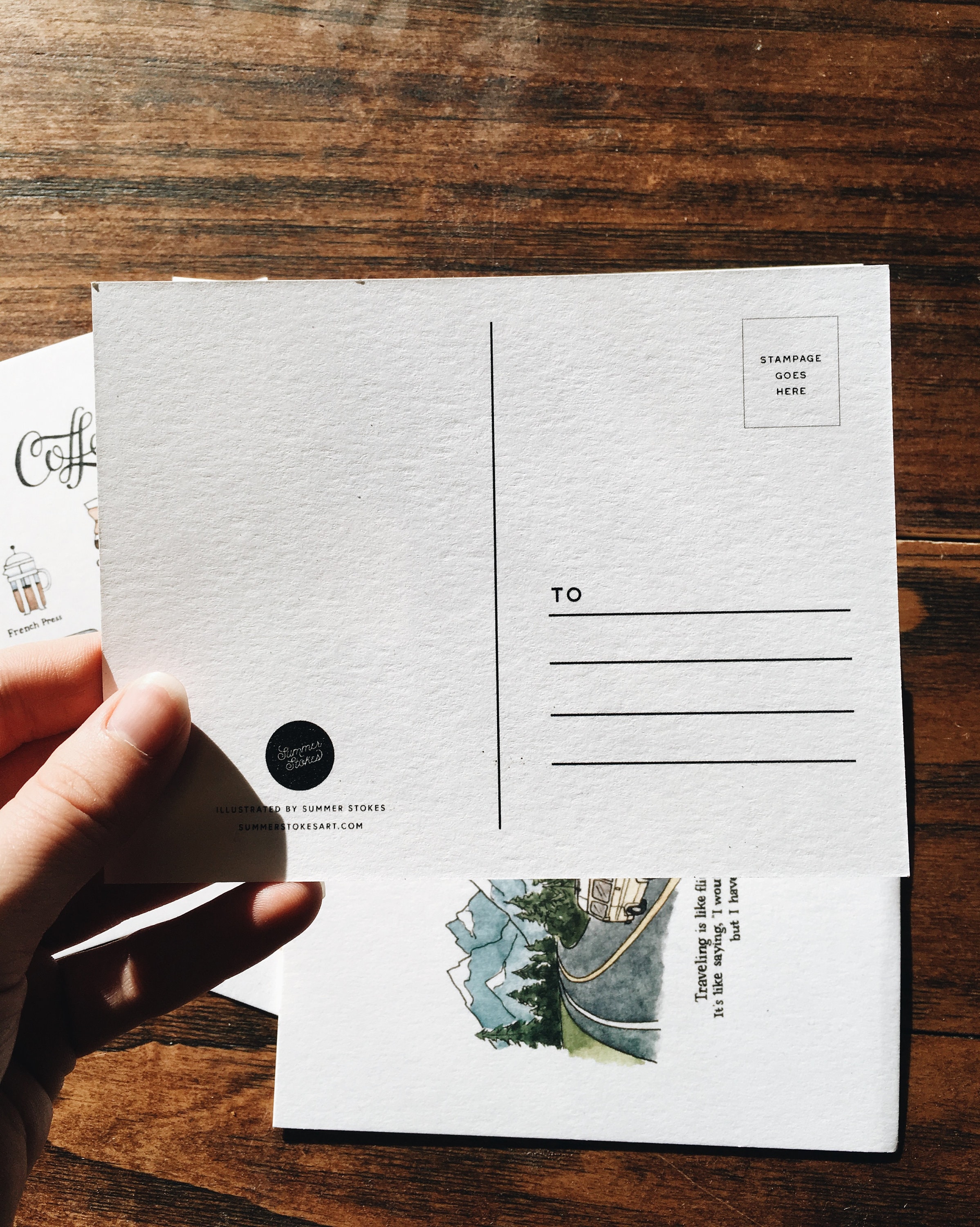 Illustrated Postcard Variety Set | Set of 6 | Mix & Match | Watercolor Postcards | Mini Art Prints | Illustrated Stationary