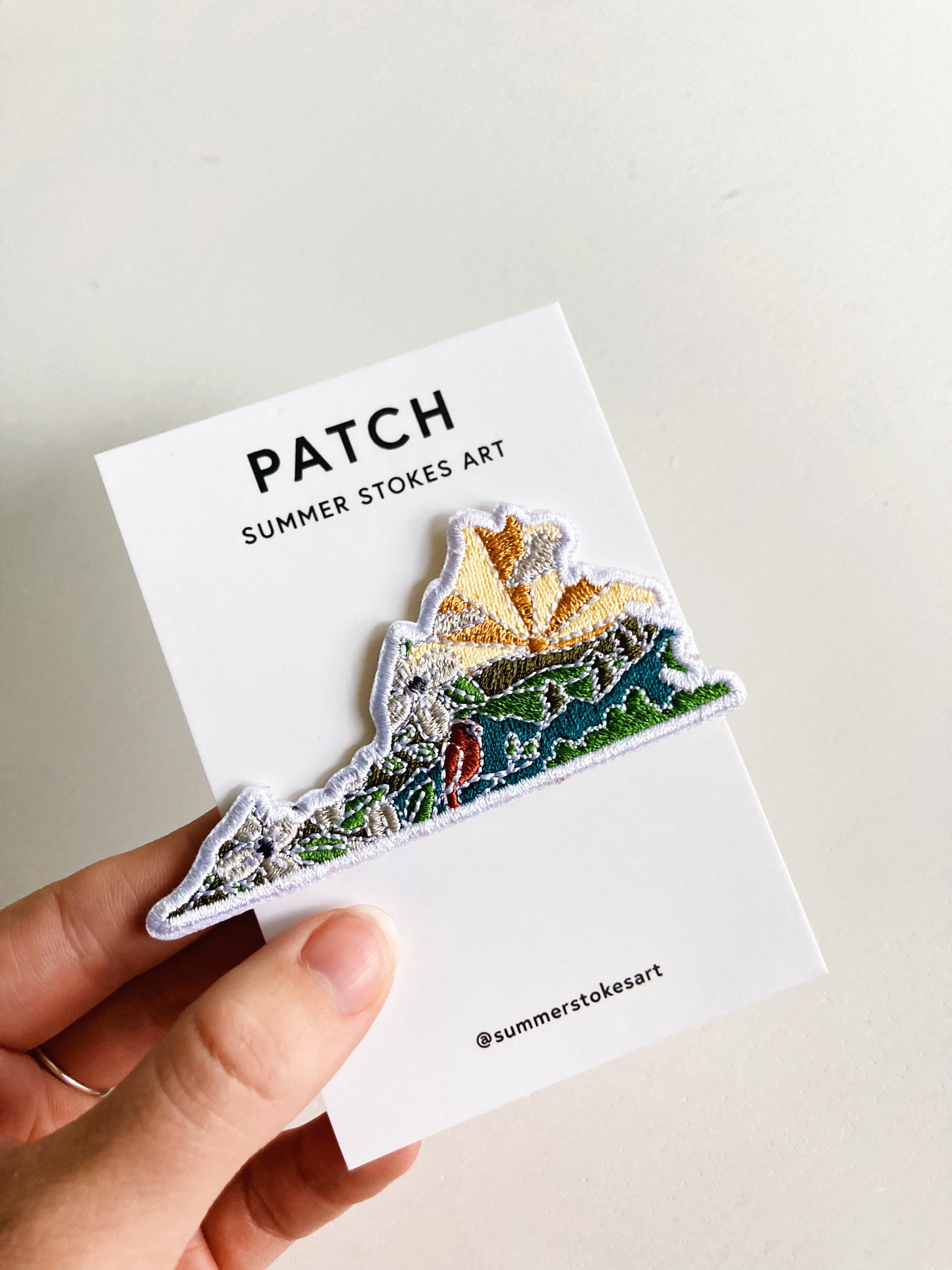 Virginia Iron-On Patch | 3&quot; Patch | Embroidered Sew-on or Iron-on Applique