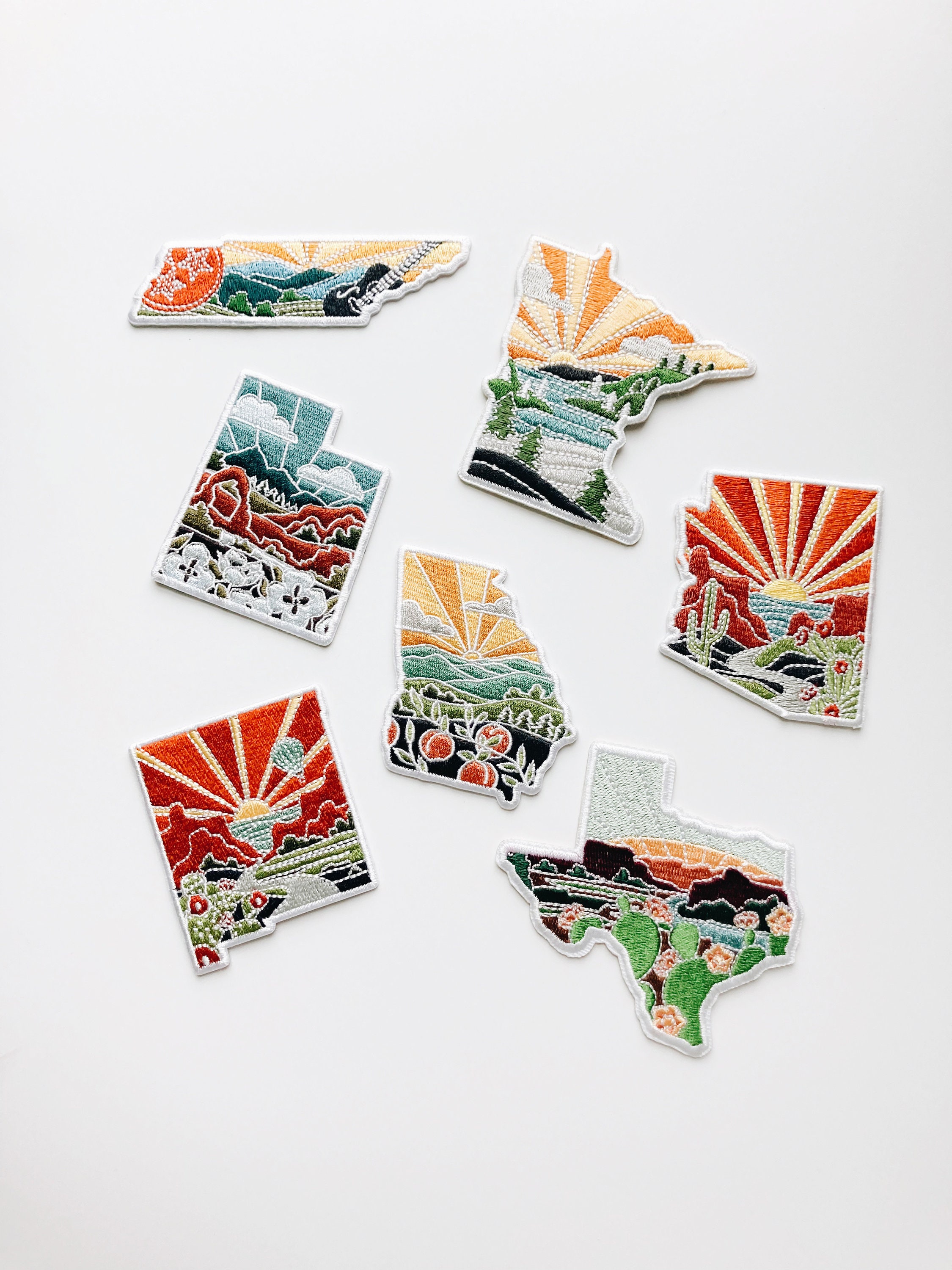 New Mexico Iron-On Patch | 2.5&quot; Patch | Embroidered Sew-on or Iron-on Applique