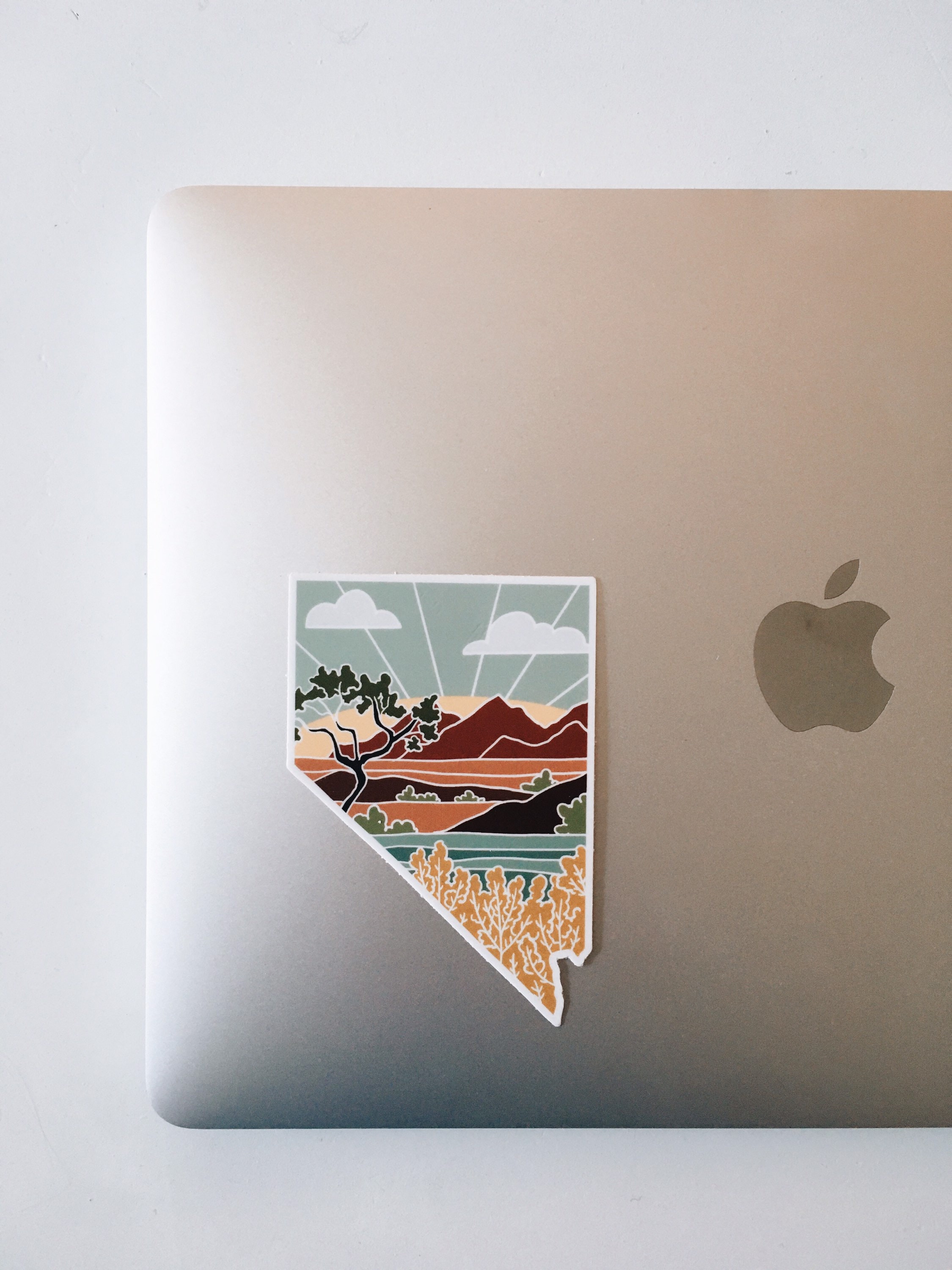 Nevada Durable Sticker | High Quality Bumper Sticker | United States Vinyl Decal | Weatherproof Sticker | Water Bottle Sticker | 4&quot;